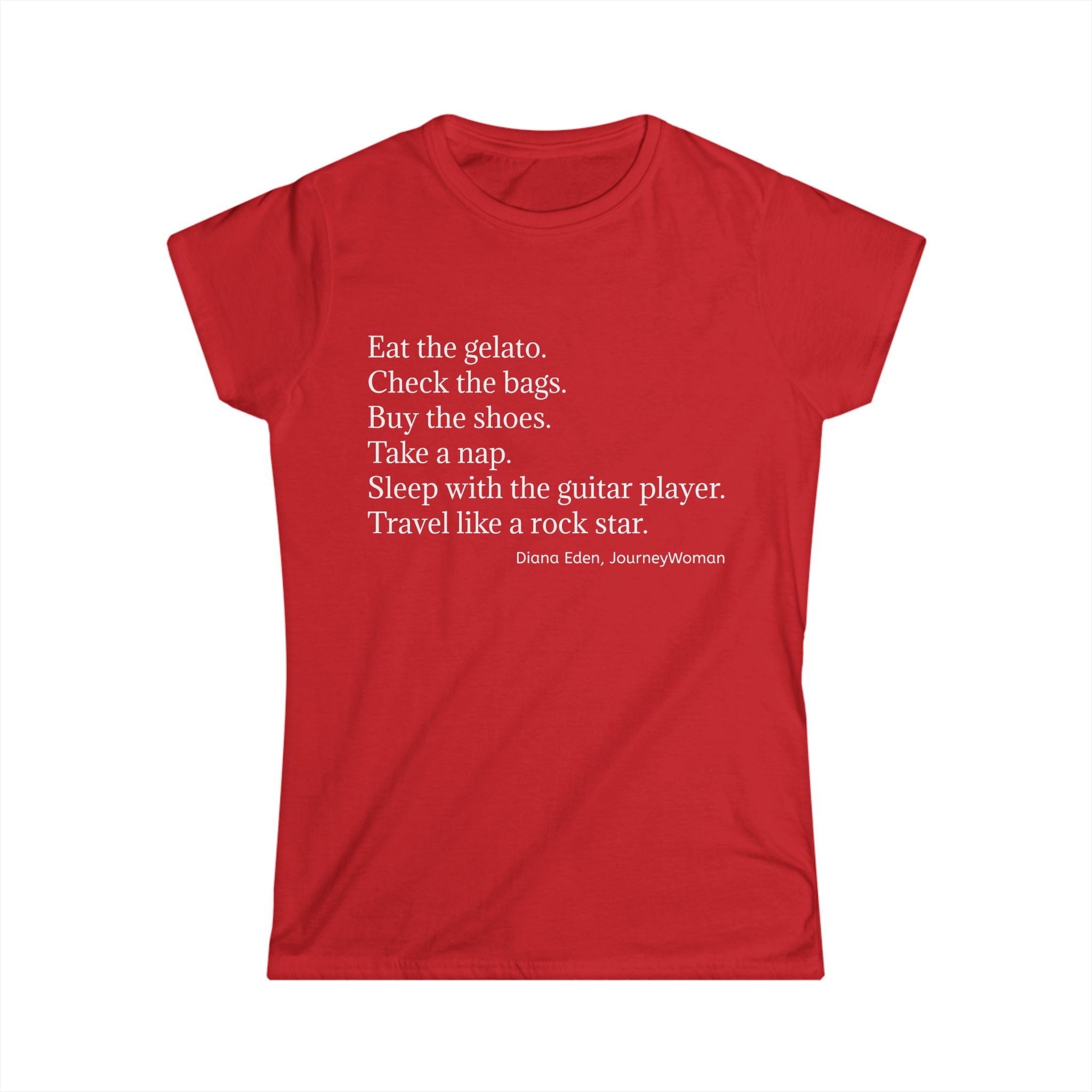 Travel Like a RockStar Tee-shirt | Diana Eden