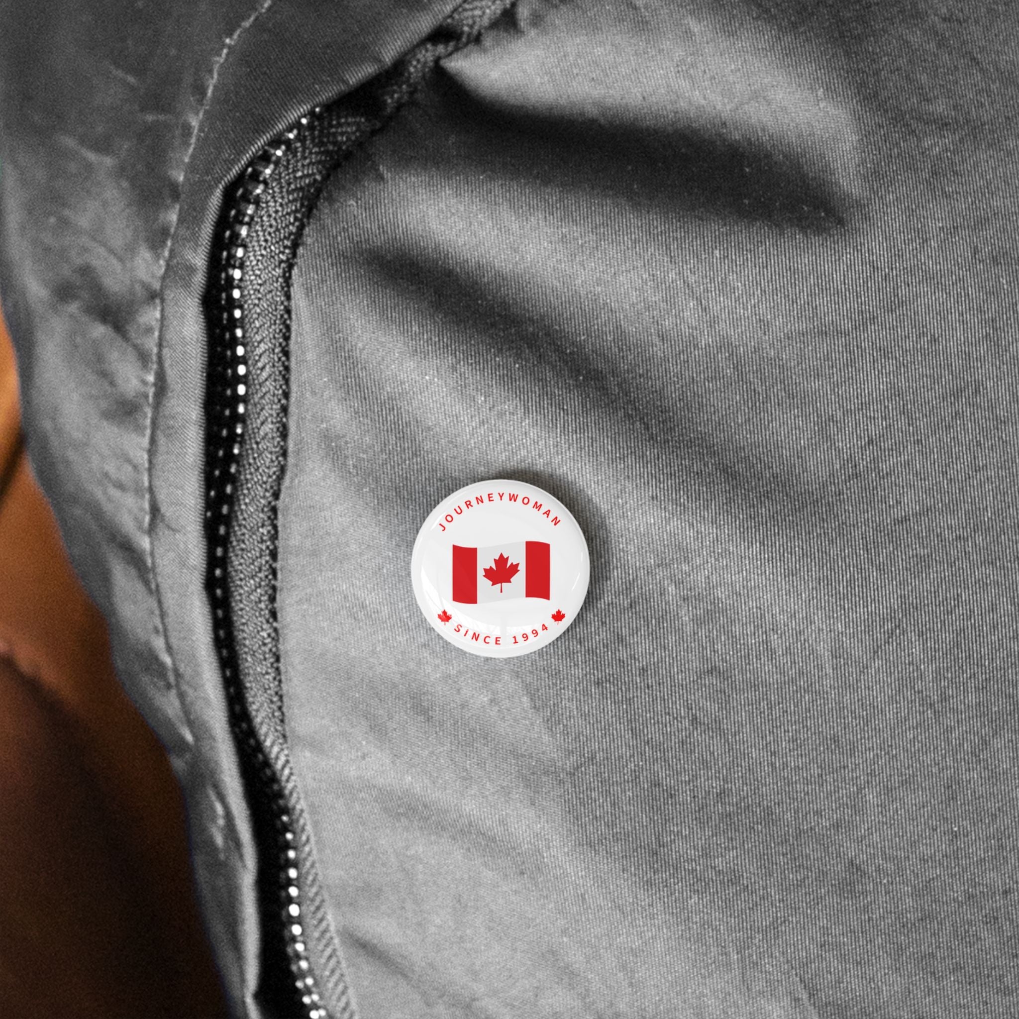 Proud to be Canadian Travel Pin