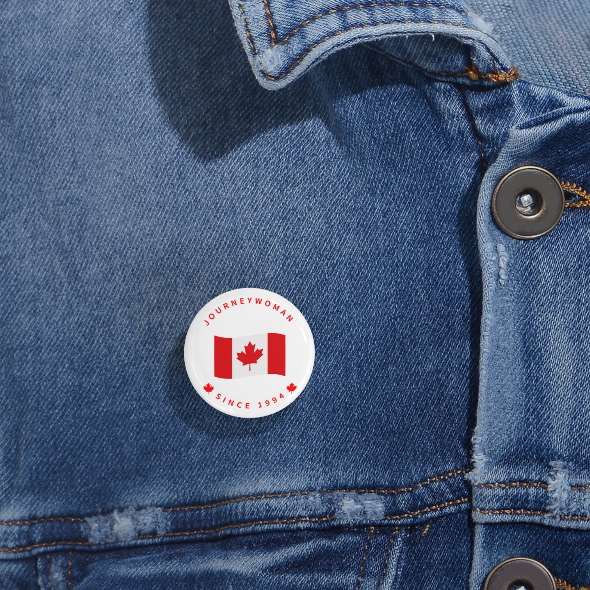 Proud to be Canadian Travel Pin